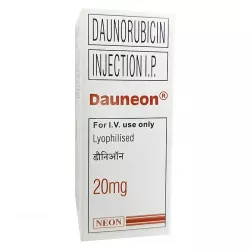 Даунорубицин лиоф для в/в введен. :: Dauneon 20мг фл №1 фото