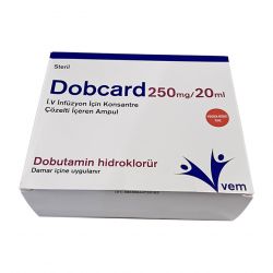 Добутамин Добкард Dobcard (dobutamine) р-р д/ин амп 250мг/20мл в Туле и области фото