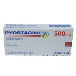 Пиостацин (Пристинамицин) таблетки 500мг №16 в Туле и области фото